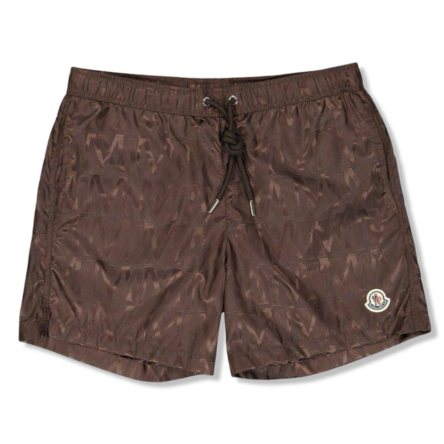 Brown Monogram Shorts