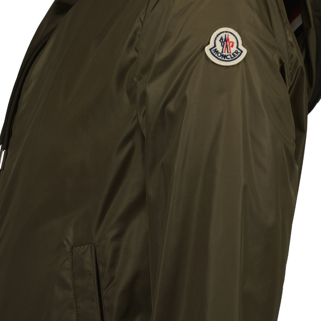 Grimpeurs Hooded Zip Jacket In Green