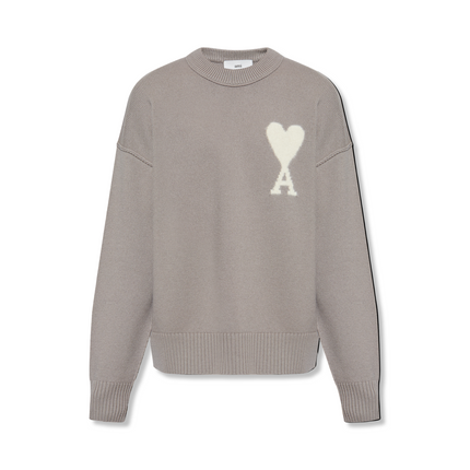 Wool Logo Sweater Grey