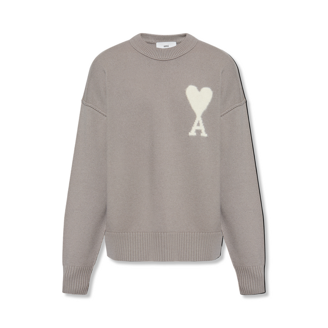Wool Logo Sweater Grey