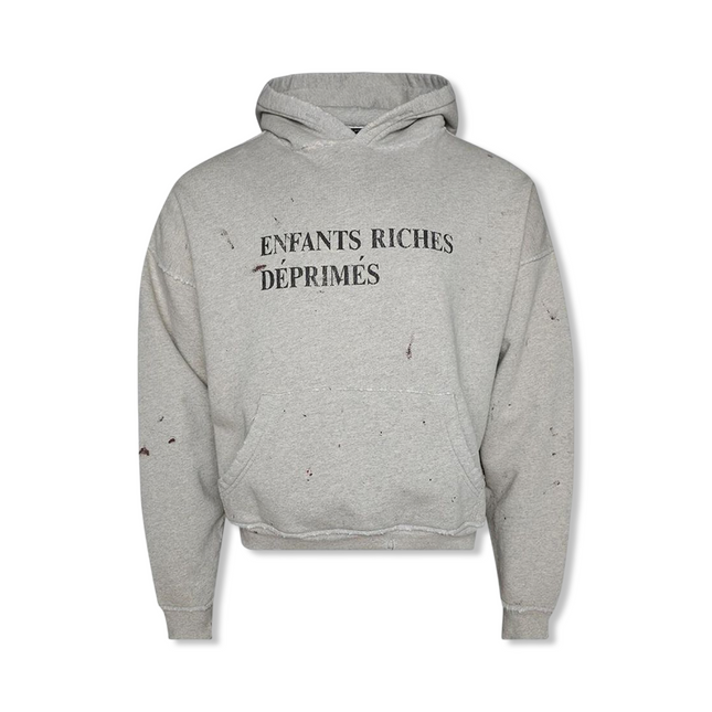 Classic Logo Hoodie Heather Grey