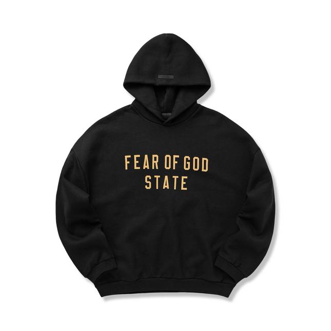 Fear Of God State Hoodie Black