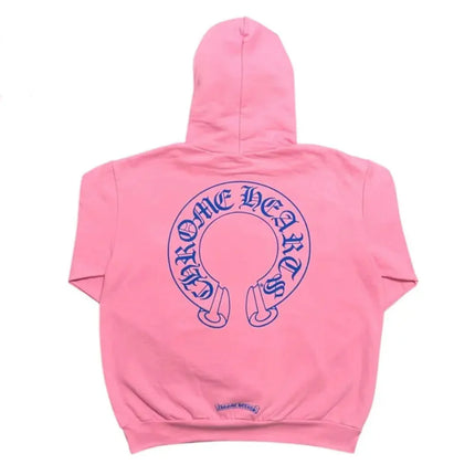 Pink and Blue Floral Hoodie