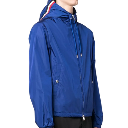 Grimpeurs Hooded Zip Jacket In Blue