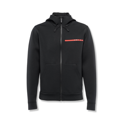 Technical Zip Up Jacket Black