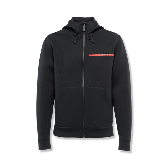 Technical Zip Up Jacket Black