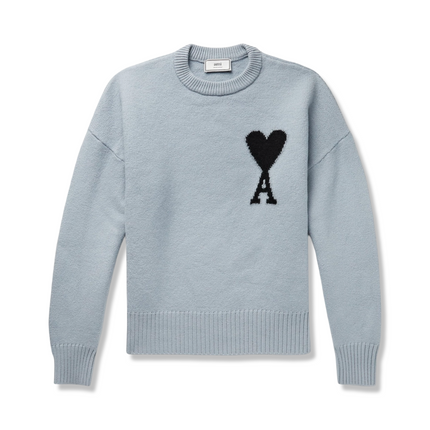Wool Logo Sweater Blue