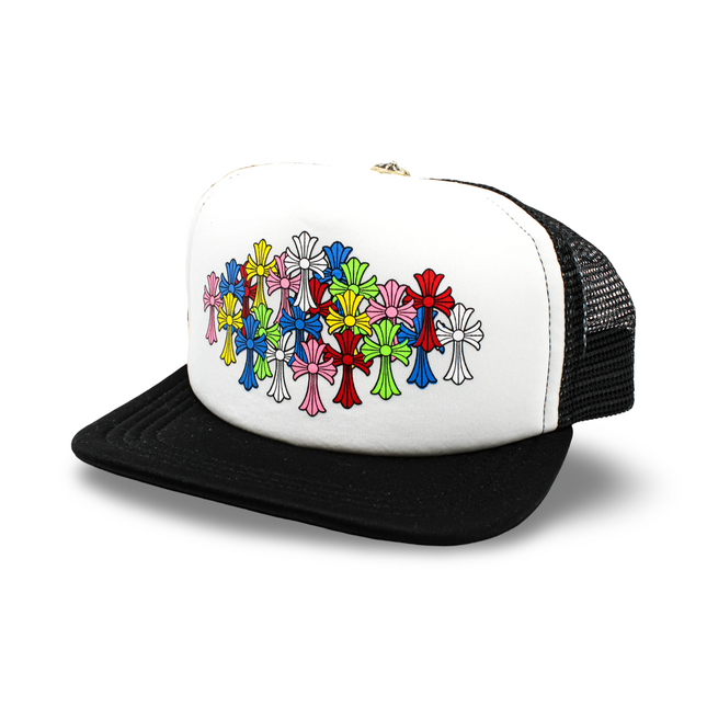 Multicolor Cross Trucker Hat