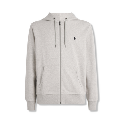 Polo Ralph Zip Hoodie Grey