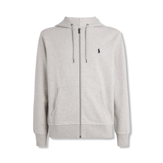 Polo Ralph Zip Hoodie Grey