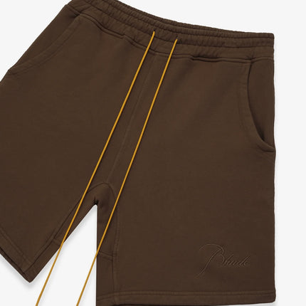 Logo Embroidered Cotton Shorts