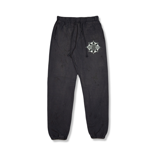 ‘Saint Tears’ Sweatpants in Black