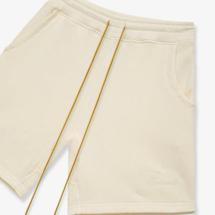 Logo Embroidered Cotton Shorts