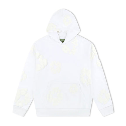 Cotton Wreath Hoodie White
