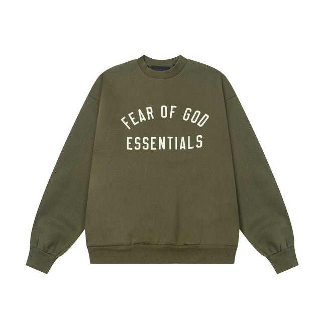 Fleece Sweatshirt ‘Military Green’