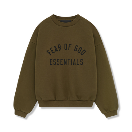 Fleece Sweatshirt ‘Olive’