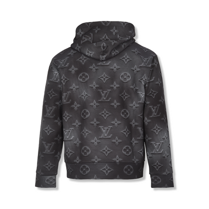 3D Monogram Hoodie in Grey