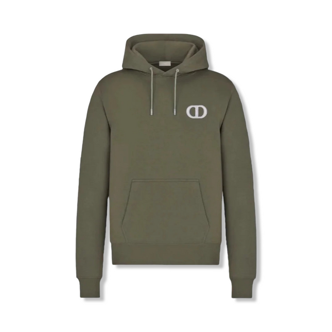 CD Icon Hooded Sweatshirt in Khaki