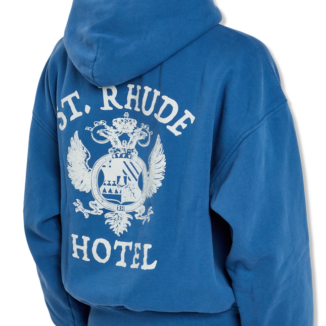 St. Rhude Seal Hoodie Blue