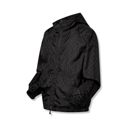 Monogram Reversible Windbreaker Black