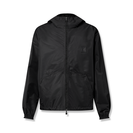 Monogram Reversible Windbreaker Black