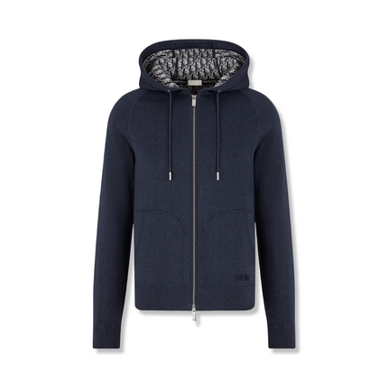 Hooded Track Jacket Navy