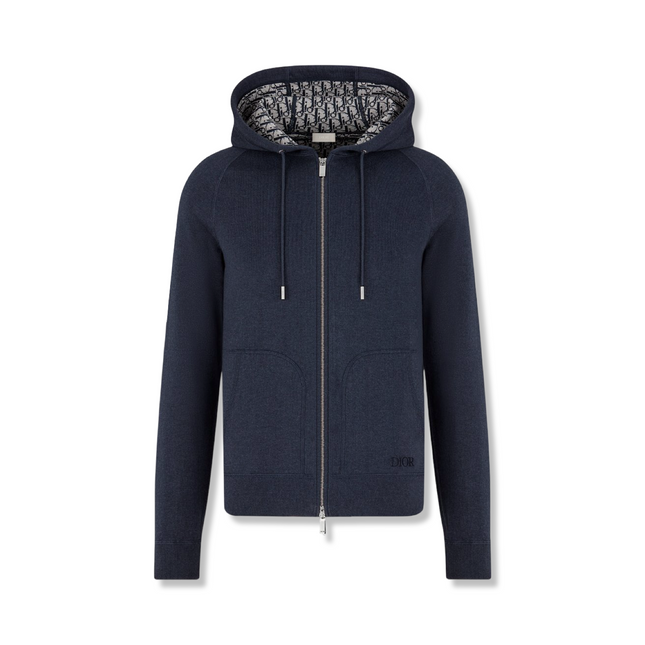 Hooded Track Jacket Navy