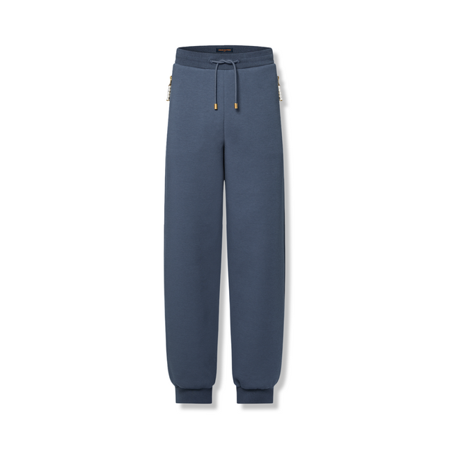 Embroidered Sweatpants Navy