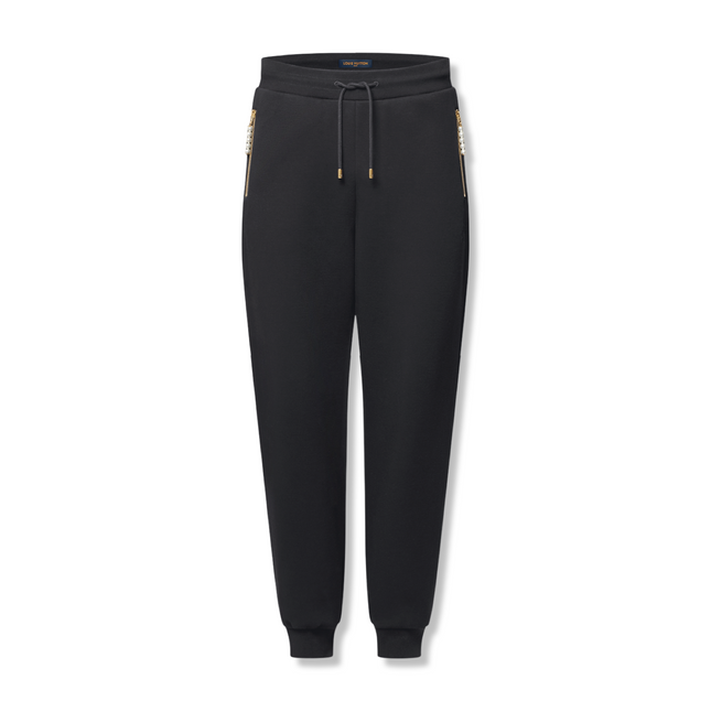 Embroidered Sweatpants Black