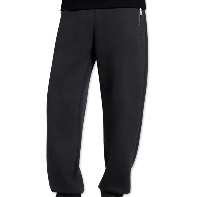 Embroidered Sweatpants Black