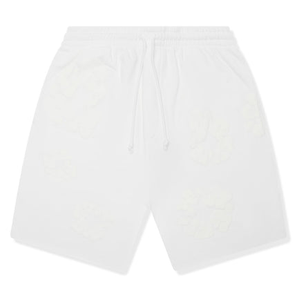 Cotton Wreath White Shorts