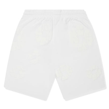Cotton Wreath White Shorts