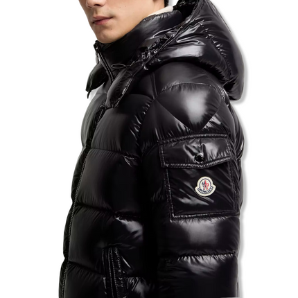 Maya Hooded Jacket in Black