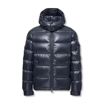 Maya Hooded Jacket in Navy