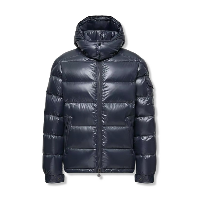 Maya Hooded Jacket in Navy