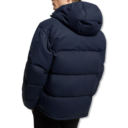 Monogram Down Blouson Jacket in Navy