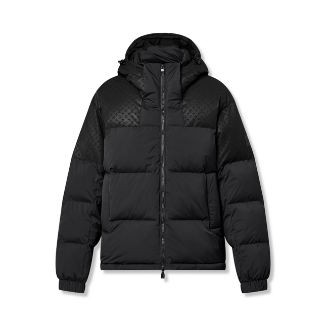 Monogram Down Blouson Jacket in Black