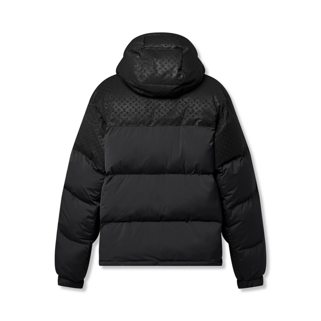 Monogram Down Blouson Jacket in Black
