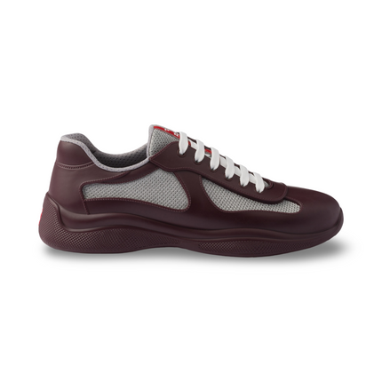 America Cup Sneaker in Amaranth Red
