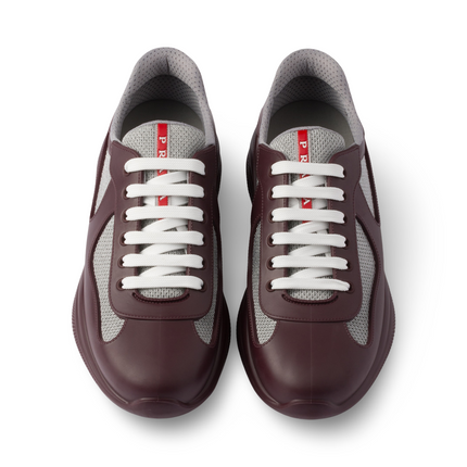 America Cup Sneaker in Amaranth Red