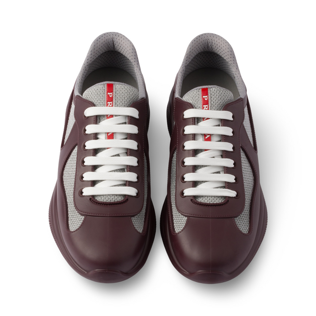 America Cup Sneaker in Amaranth Red