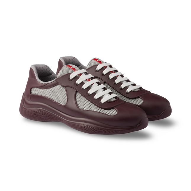America Cup Sneaker in Amaranth Red
