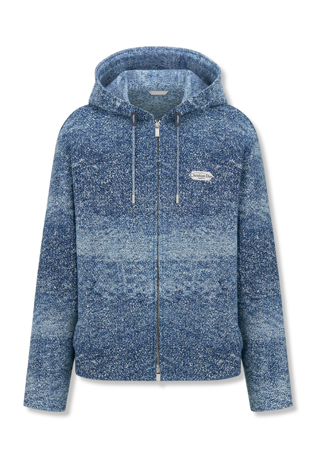 Blouson Jacket with Logo Tag