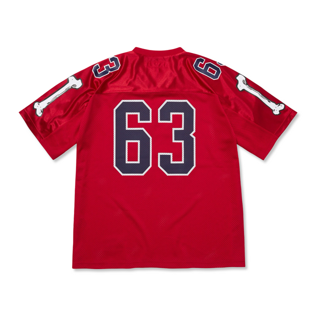 Bones Football Jersey in Red