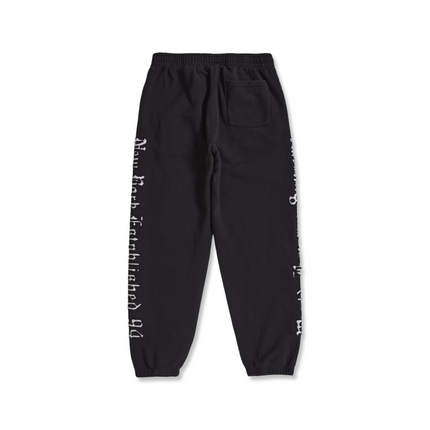 Contrast Cutout Sweatpants in Black
