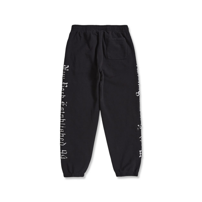 Contrast Cutout Sweatpants in Black