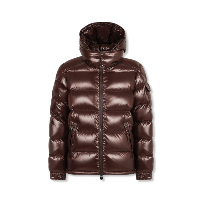 Maya Hooded Jacket in Brown