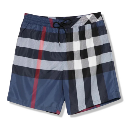 Check-motif Swim Shorts