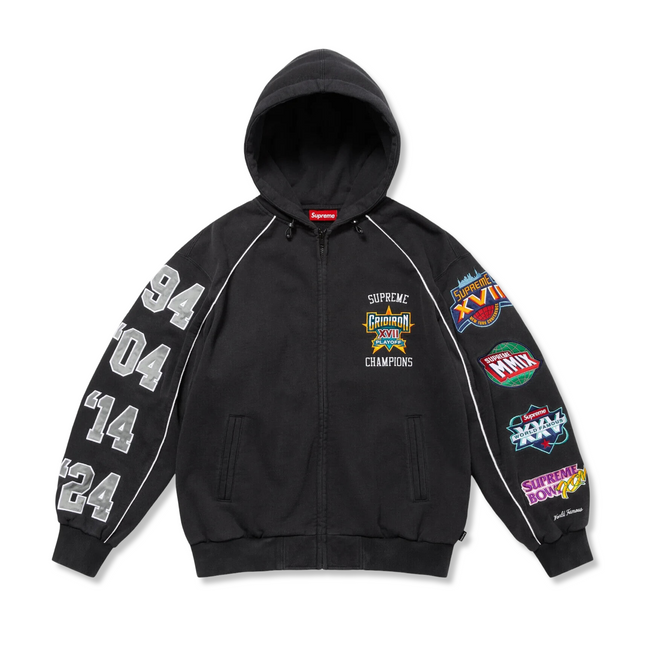 Playoffs Zip Up Hoodie Black