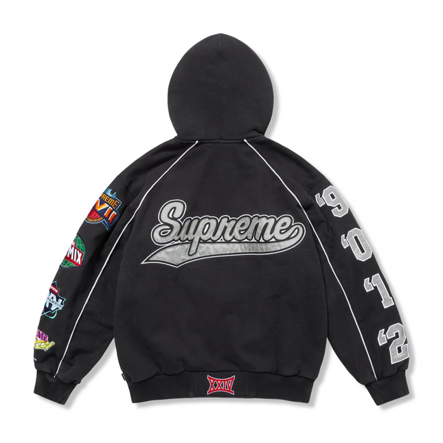 Playoffs Zip Up Hoodie Black